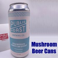 Mushroom Beer Cans